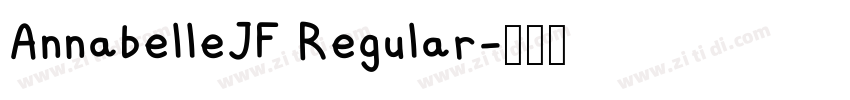 AnnabelleJF Regular字体转换